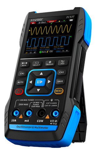 Osciloscopio Digital 3 En 1 50mhz 2c 250msa/s 2c53t-h Fnirsi