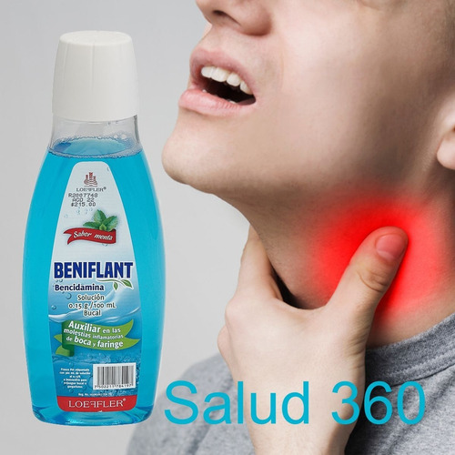 Bencidamina Beniflant Enjuague Bucal 360ml Loeffler 2 Piezas