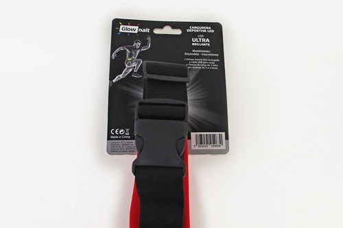 Cangurera Deportiva Led Glow Nait - Recargable - Rosa