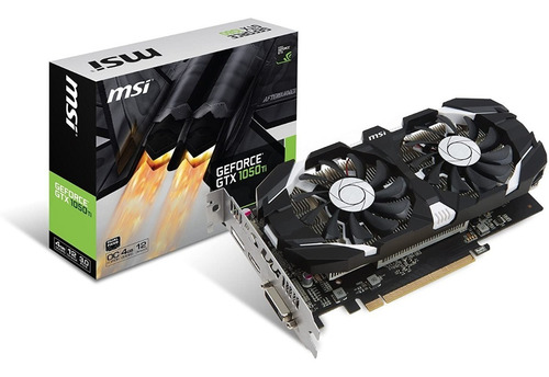 Imagen 1 de 1 de Placa De Video Nvidia Msi Geforce Gtx 1050 Ti Oc Edition 4gb