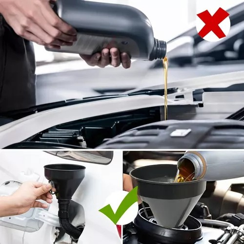 Embudo Flexible Cn Filtro Multiuso Aceite Parafina Combustib