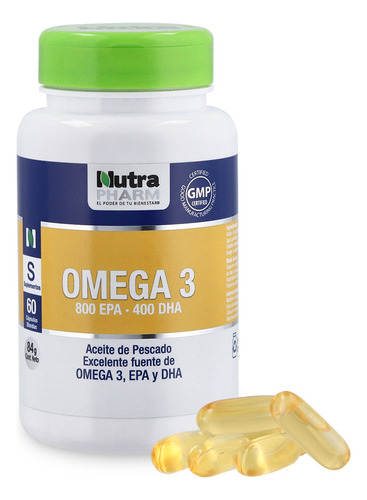 Omega 3 Premium - 800 Epa /400 Dha - 60 Caps.