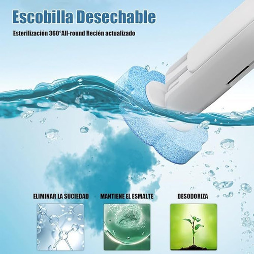 A Juego De Cepillo De Inodoro Deshechable Con 24 Cabezales