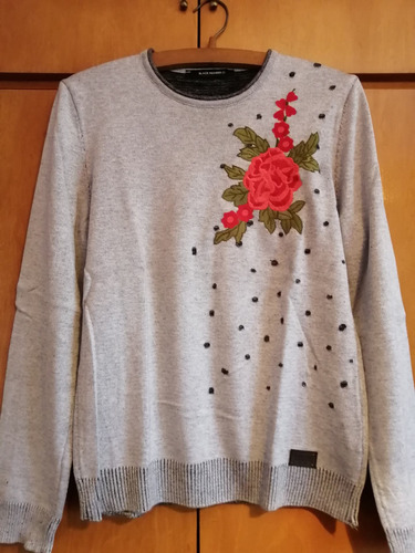 Sweater Dama Bordado S 