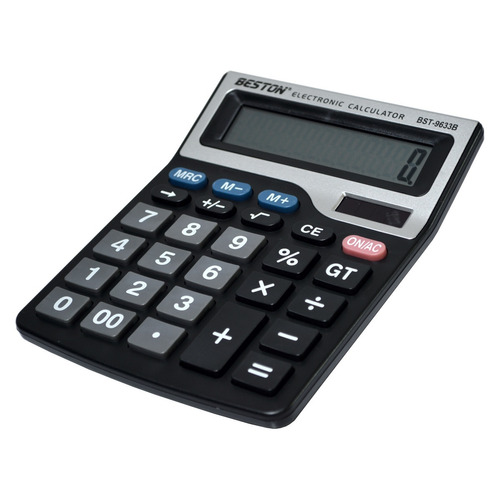 Calculadora Digital Beston De 12 Dígitos, Bst-9633b