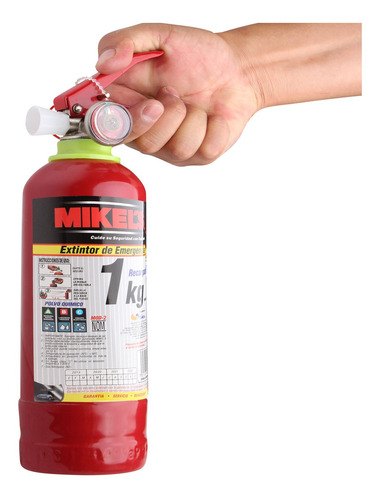 Extintor Recargable De Emergencia 1 Kg Mikels