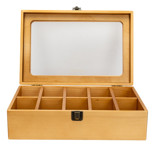 Caja Estuche De Madera Gadnic Organizador 10 Relojes Color Marrón