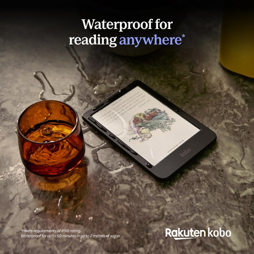 Ereader Kobo Clara Colour 6, Tinta Electrónica Sin Deslumbra
