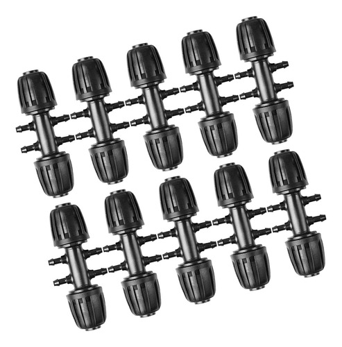 10x Accesorios De Riego Por Goteo Accesorio De Conector De