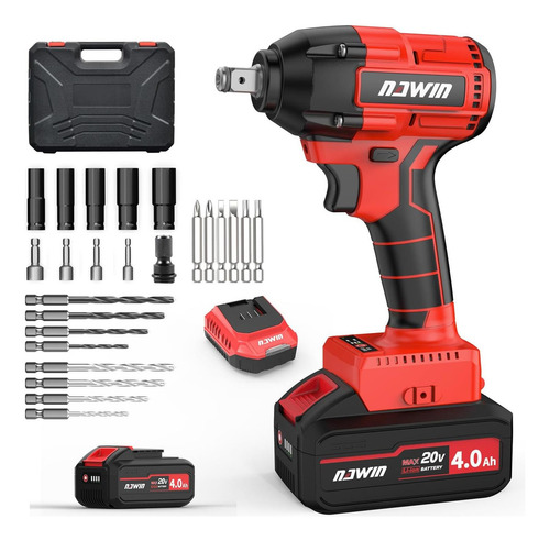 Llave de impacto inalámbrica Nawin, llave de impacto eléctrica Se