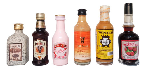 Botellita De Crema De Licor Coleccionable X Unidad