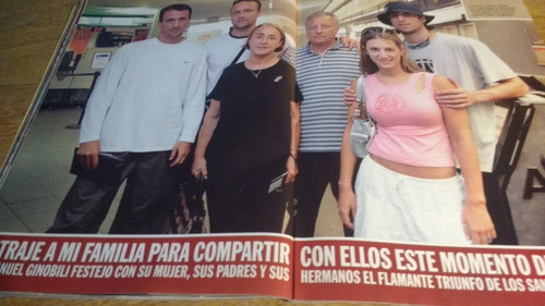 Revista Caras N° 1225 Emanuel Ginobili Su Familia Año 2005