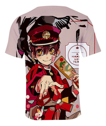 Da Playera 3d Hanako-kun De Anime Encuadernada En El Baño