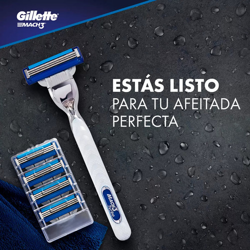 Gillette Proglide 1 Maquina De Afeitar + 9 Cartuchos
