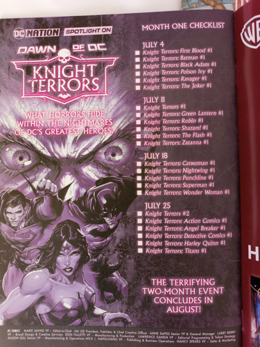 Dc Knight Terrors Poison Ivy #1 - 2 (ingles) (Usado)