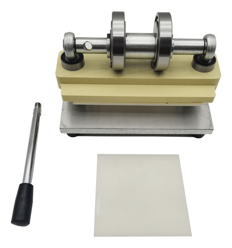 Máquina De Corte Manual De Cuero De Doble Rueda, Papel