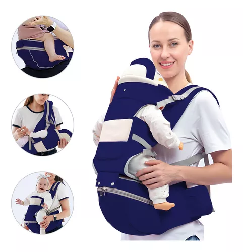 Mochila Cangurera Portabebés Ergonimica Extraíble 0-36 Meses