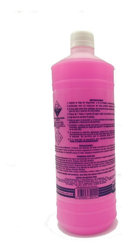 Imagen 2 de 3 de Foam Cleaner Rosa 1litro Limpiador Serpentines Quita Sarro 1pza