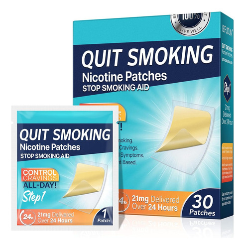 Parches Nicotina 21mg 30 Dias Dejar De Fumar Eg F62