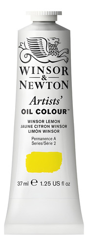 Tinta Óleo Artist 37ml Winsor & Newton S2 Escolha A Cor Cor Do Óleo Winsor Lemon 722
