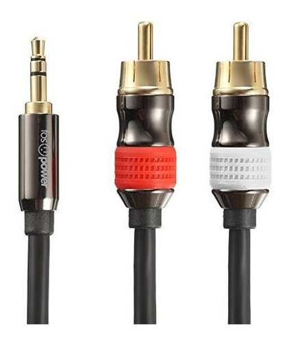 Cable De 3,5 Mm A Rca (6 Pies), Cable De Audio Fospower Rca 