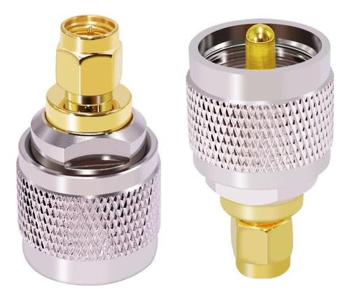 Cnario Sma Macho A Uhf Pl-259 Conector Coaxial Masculino Al
