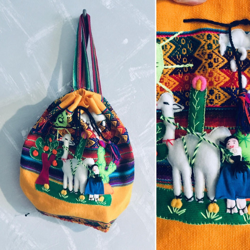 Mochila Norteña Artesanal Aguayo Andina 