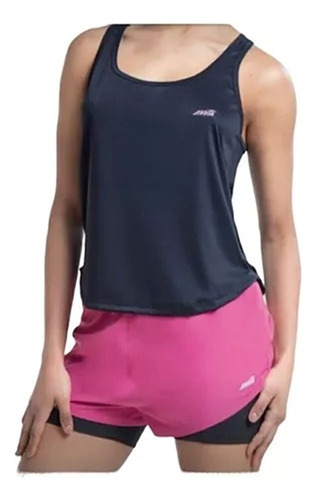 Short Deportivo Mujer Avia Fitness Funcional Running Liviano