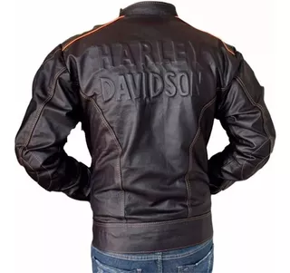 Harley Jaqueta Masculina Couro Natural Harley Davidson