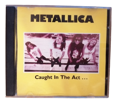 Cd Metallica Live 1984 Caught In The Act Bootleg  Muy Bueno