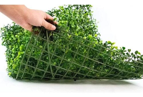 Muro Verde Follaje Artificial Sintetico 60x40cm (10 Pieza)