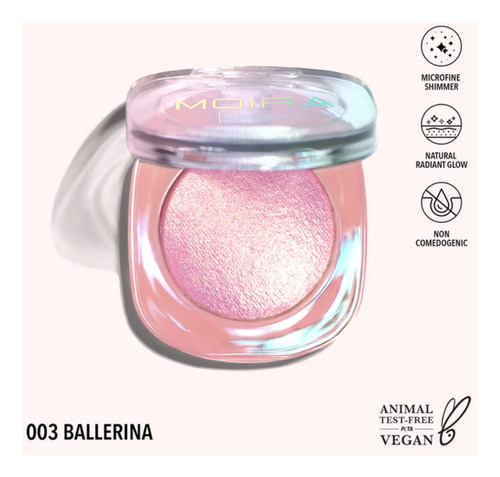 Moira Iluminadores Dreamlight Highlighter Tono del maquillaje 03 Ballerina