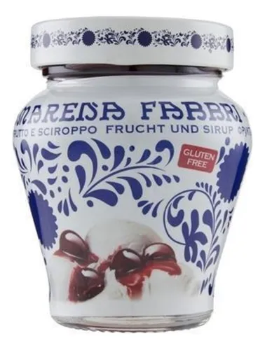 Amarena Fabbri Vasija De Vidrio 600 Gr Pastelería Helados
