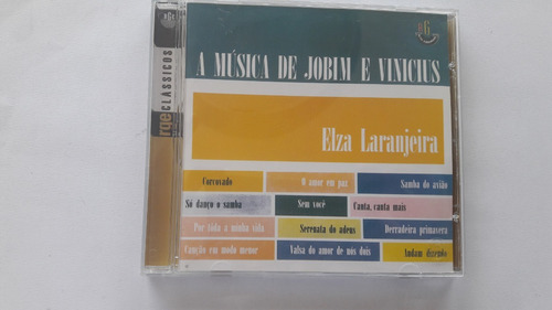 Cd Elza Laranjeira A Música De Jobim E Vinicius