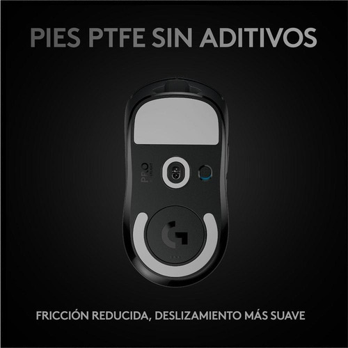 Imagen 11 de 12 de Mouse gamer de juego inalámbrico recargable Logitech Pro Series Pro X Superlight negro