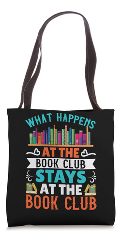 Bolsa De Tela Lo Que En The Book Club Se Queda En The Book C