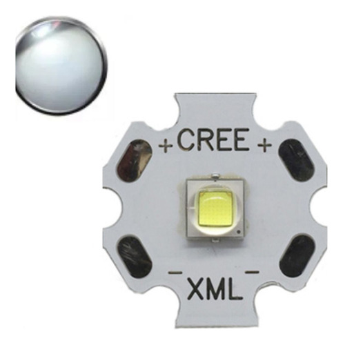 Super Chip Led Cree 10w Xml T6 Farol Lanterna Varias Cores