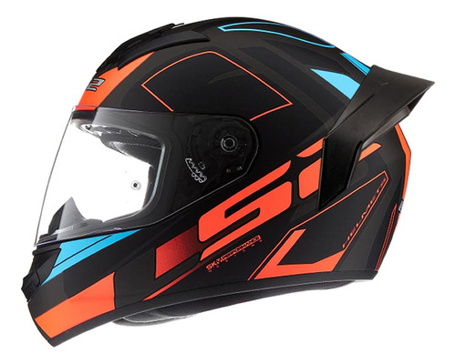 Casco Ls2 Ff 352 Evo Cypress Neg Nar Matte