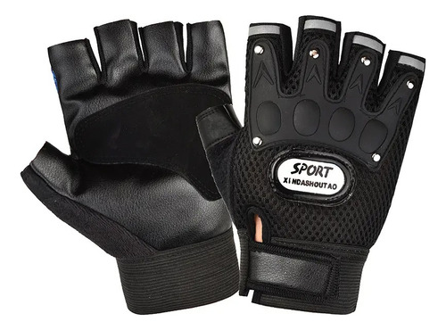 Guantes Antidelizantes Deporte Gimnasio Unisex Medio Dedo