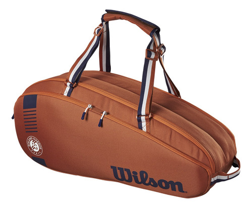 Bolso Raquetero De Tenis Wilson Roland Garros Team 6pk