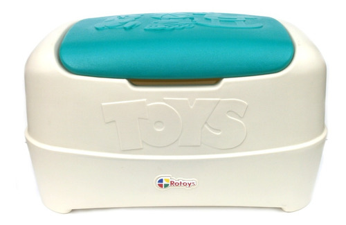 Imagen 6 de 6 de Baul Porta Juguetes Rotoys Con Tapa Plastico Irrompible Caja