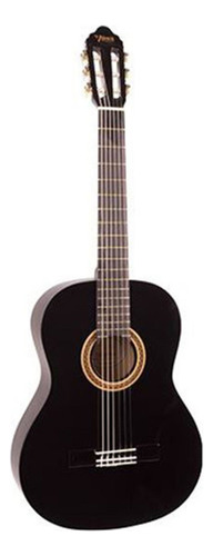 Guitarra criolla clásica Valencia VC101 para ambidiestro black arce