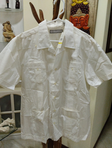 Guayabera Blanca Para Caballeros 