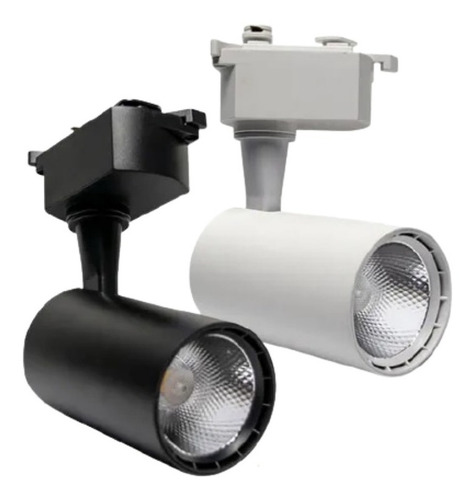 Luminaria Spot Orientavel Led Para Trilho Eletrificado 20w