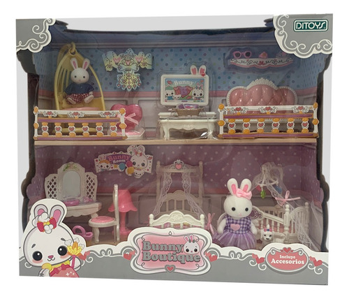 Imagen 1 de 4 de Living Y Dormitorio Bunny Boutique House Places 2475 Ditoys Color Blanco