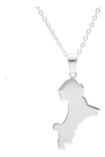 Dije Colgante Perro Caniche - Plata 925 -  