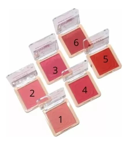 Rubor En Polvo Blush Colorete Colores Varios Flower Secret