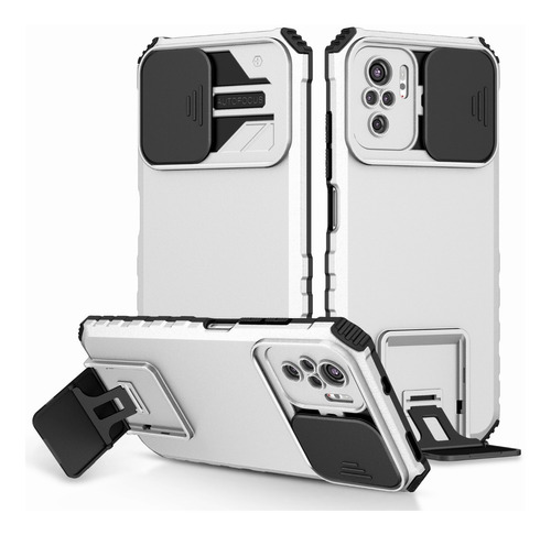 Funda Uso Rudo Para Xiaomi Poco Redmi Con Soporte