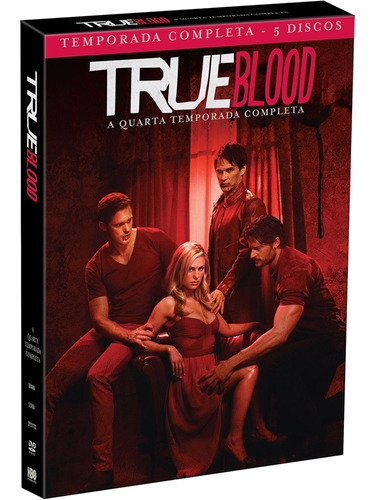 Dvd Box 5 Discos True Blood 4ª Temp