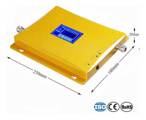 Repetidor Celular 2g 3g Gsm 900 2100 Mhz Mejor Señal Lee Des